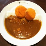 CoCo壱番屋 - ビーフカレー300g(１辛) かにクリームコロッケ