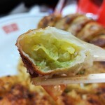 新ちゃん - ぎょうざ　断面