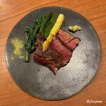 千陽 - 十和田短角牛のシャトーブリアン炭火焼