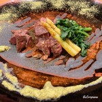 千陽 - 十和田短角牛のシャトーブリアン炭火焼