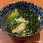 千陽 - 桜鱒と生松藻､筍のしゃぶしゃぶ