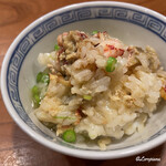 千陽 - 毛蟹と蟹味噌のおじや