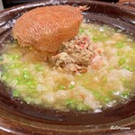 千陽 - 毛蟹と蟹味噌のおじや