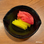 千陽 - 赤蕪と沢庵