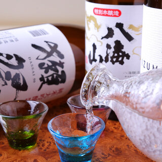 Carefully selected “Japanese sake” x delicious side dishes