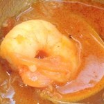 濃厚な海老カレー