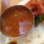 濃厚な海老カレー