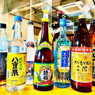 泡盛、日本酒（地酒）、焼酎取り揃えております