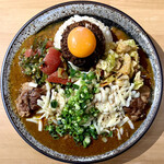 吉田カレー  - ミックス 小（チキングレイビーMIX）・豚・チーズ・アチャール・トマネギ昆布アチャール
      