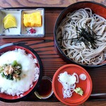 喜多平 - わさびの花 そば定食