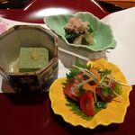 日本料理「弁慶」 - 前菜・お造り