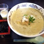 煮干結社 - 【限定】豊盃と牡蠣の濃厚ソバ。　900円