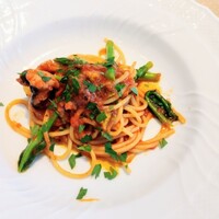 La Brianza - イイダコ菜の花スパゲッティ。蕗の香りがアクセントになっていて春の美味しさ感じます♡嬉しい