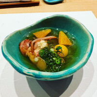 新地 鮓 ゆうじろう - のれそれと赤貝の紐
