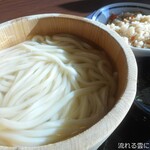 丸亀製麺 - 釜揚げうどん＆かやくご飯