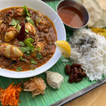 南インド料理DAL - オイスターマサラのランチミールス（まん延防止期間限定メニュー）
