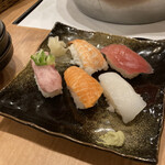 しゃぶしゃぶすき焼どん亭 - おまかせ五貫盛り