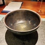 蒼 - 真鯛のコンソメスープ。