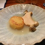 蒼 - 黒鮑に、北あかりのブイヨン。