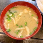 旭軒 - お味噌汁とご飯の相性good