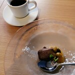 La Prima Pagina - チョコレートパンナコッタオレンジソース♪