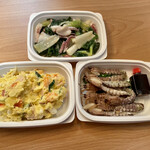 成田家 - ワケギヌタ ポテサラ シャコ酢