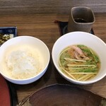 魚屋 典 - ご飯とお味噌汁