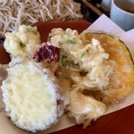 手打蕎麦いちむら - ニセコ産野菜天もり