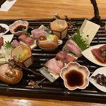 日本料理 みつわ - 刺身類　のどくろ　金目鯛　鰹　中トロ　雲丹等