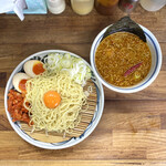 蔵 - ・蔵くらつけ麺 1,050円/税込
・レッド 1辛 50円/税込
・トッピング 生卵 50円/税込
・トッピング ネギ 150円/税込
・大盛 (0.5玉) 100円/税込