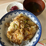 そらかぜ食堂 - げそ丼 460円