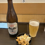 横浜家系ラーメン 蓮 - 超旨メンマとビール