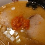 らぁめん 一福 - ちょっとだけ辛さを加えてくれる、まろやかな辛味噌。