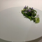 レストラン アレナ - 芽吹きのイメージ　アスパラガスとスナップエンドウとおいしかった〜