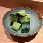 鮨 あらい - メイちゃん糠漬け