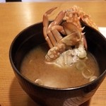 Sushidokoro Zen - カニ汁：渡り蟹小１／２
