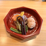 食樂庵 報徳 - 飯蛸と旬菜の煮物