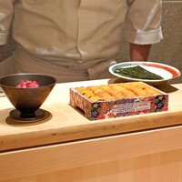 銀座 ちかみつ 六丁目 - 雲丹ドックの食材