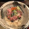 Shokusaimakoto - 料理写真:天然本マグロすき身　葱とろたく丼