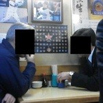 芳すし - 201302　すし芳　入店し左手には、カップル席も(*^_^*)