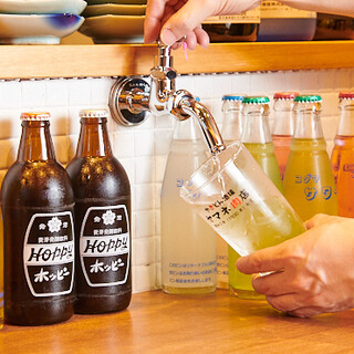 All-you-can-pour shochu from the tabletop faucet◆Choose your favorite strength and ingredients