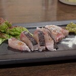 トリワイン ＰＩＫＯＳＨＨＨＵ - サワラのカルパッチョ