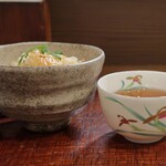 桶家乃隠居 - 筍ごはんとほうじ茶