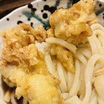 たけうちうどん店 - とり天どっさり♥️