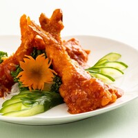 殻付き王様エビのチリソース