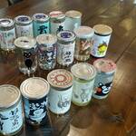 Various cup sake