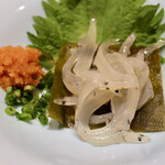 玄水 - 宍道湖産白魚のお造り