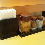 つけ麺 道 - テーブルセット