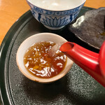 割烹 司 - そば湯