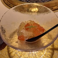 肉の匠 将泰庵 神田店 - ずわい蟹と帆立とグレープフルーツのジュレ